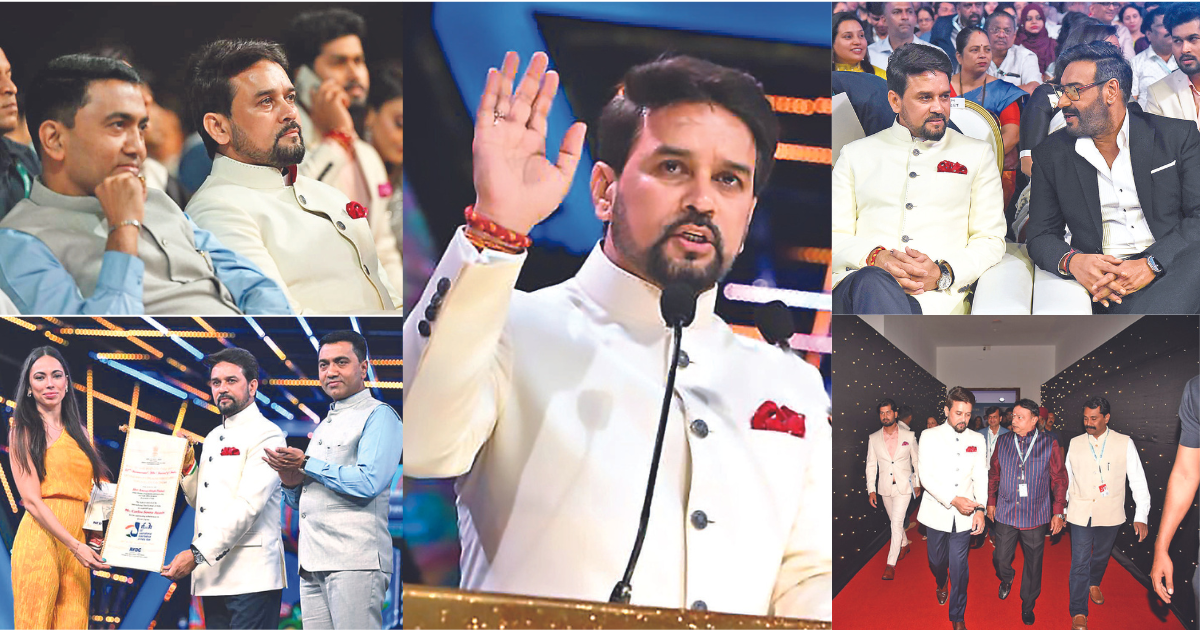 Minister Anurag Thakur in an exclusive chat at IFFI